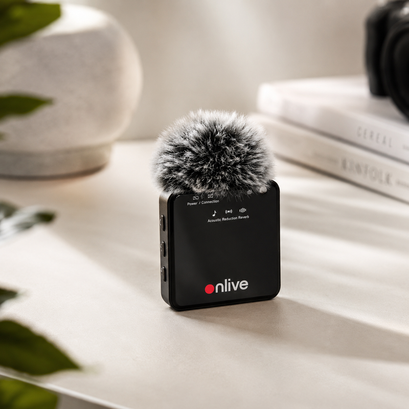 kit microfono onlive vlog pro