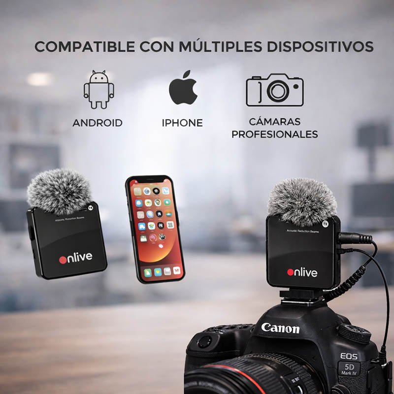 Kit Micrófonos Onlive Vlog Pro