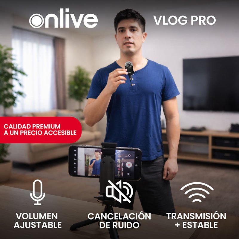 Kit Micrófonos Onlive Vlog Pro