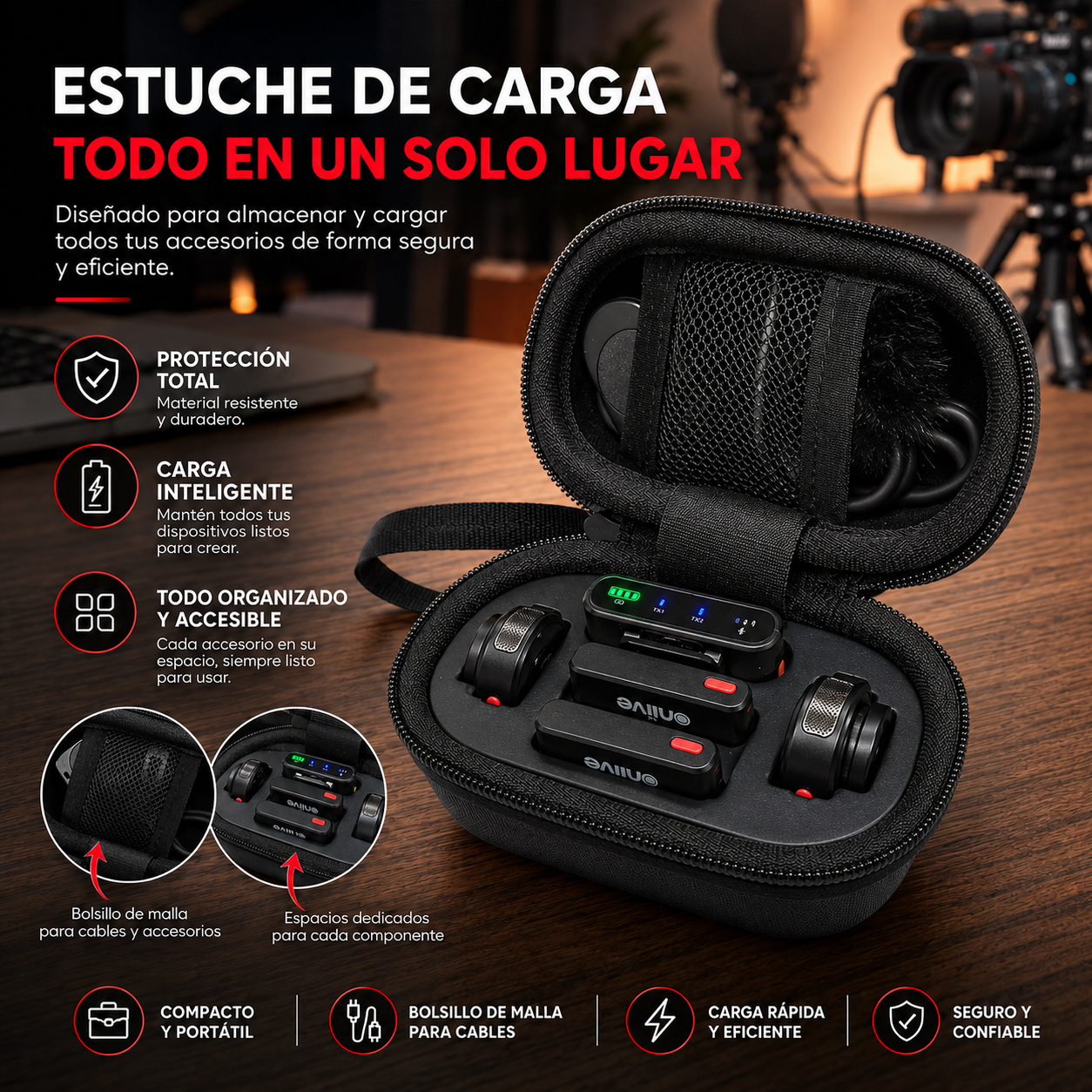Kit Micrófonos Onlive Clarity Pro